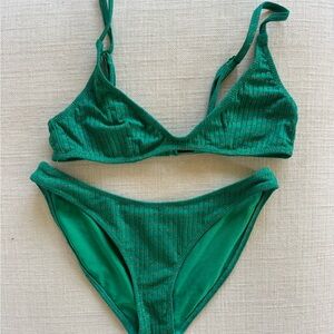 Triangl Maia Jaded Sparkle Bikini Set